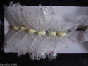 Apac New Design FE3170 7cm Cream Gauze Butterflies