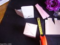 Lovely Ivory & Pink Wedding Favour Boxes pack of 5