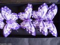 FE3160 9cm Purple Feather Butterflies with painted