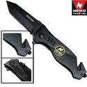 Tactical Folding Knife w/ Inner Lock Titanium Coat