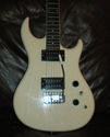solid body electric guitar