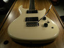 solid body electric guitar
