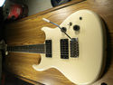 solid body electric guitar