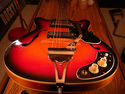 Vintage rare Diasonic Hollow body electric guitar