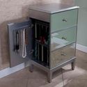 St. Paul 20.5 in. Jewelry Drawer Cabinet in Silver