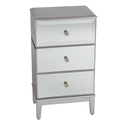 St. Paul 20.5 in. Jewelry Drawer Cabinet in Silver