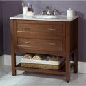 Home Decorators Abbey 36-1/2 in. Vanity  Toffee W/