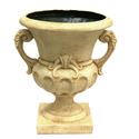 18 in. x 22.75 in. Hamin Urn with Cast Handles 