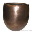 16in Fiberglass Allurent Metal Pot FGS-500341 