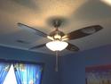 Hampton Bay Everstar 44 in. Brushed Nickel Ceiling