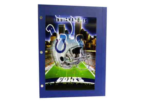 Indianapolis Colts 3-D 2 Pocket Portfolio Case Pac