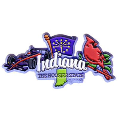 Indiana Magnet 2D Elements Case Pack 96