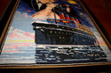 'Titanic' Hand Made Needlepoint 18.5" x 22.5" Fram