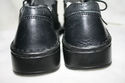 JOSEF SEIBEL BLACK LEATHER OXFORDS SIZE 10 (41) RU