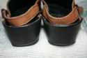 JOSEF SEIBEL Brown Ladies Mules, Size 8.5 ,Back St