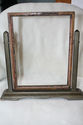 PICTURE FRAME Antique Swivel 9.5"x7" Pewter Painte