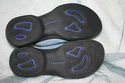 Ladies MERRELL Blue Suede Mules Size 7 Gray suede 