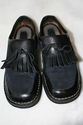 BORN ladies Black Leather suede and smooth Size 8 