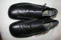 JOSEF SEIBEL BLACK LEATHER OXFORDS SIZE 10 (41) RU