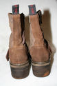 Ladies London Underground Boots Size 10M Suede & C