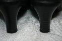 Merona Heels Ladies Size7, 2.5" heels Blacck Leath