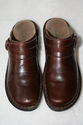 Clarks Mules Size 7 Brown Smooth Leather lined Wle