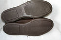 Mens Minnetonka Moccasins size 11 Dark Brown Leath