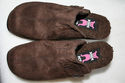 K-9 Ladies Wedge Shoes 4" heel 1" sole Brown Suede