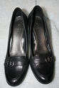 Merona Heels Ladies Size7, 2.5" heels Blacck Leath