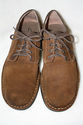 MENS CLARKS Casual shoes Medium Brown Suede Size 1