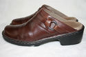 Clarks Mules Size 7 Brown Smooth Leather lined Wle