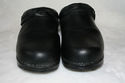 L.L.BEAN Ladies Mules Solid Black Leather Upper Bl