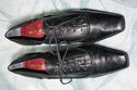 WHATS WHAT by AEROSOLES SIZE 7M BLACK LEATHER, 3.2