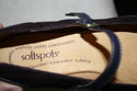 Ladies Softspots Size 7 Wide Mary Janes,Deep Plum 