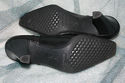 WHATS WHAT by AEROSOLES SIZE 7M BLACK LEATHER, 3.2