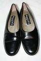 KENNETH COLE NEW YORK BLACK SHINY LEATHER, LEATHER