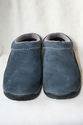 LADIES BLUE SUEDE "SPORTO" MULES SIZE 12