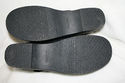 L.L.BEAN Ladies Mules Sz11.5 Black Leather W/Rubbe