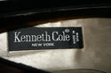 KENNETH COLE NEW YORK BLACK SHINY LEATHER, LEATHER