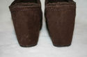 K-9 Ladies Wedge Shoes 4" heel 1" sole Brown Suede