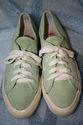 GAP CLASSICS Ladies Light Green Suede Athletic Sho