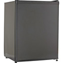 2.4 cu. ft. Black Mid-Size Refrigerator with Plati
