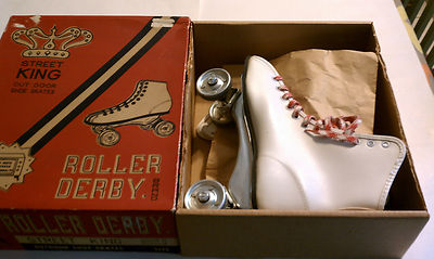 Roller Derby Street King Vintage Gilr's Roller Skates with Original Box ...