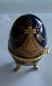 Nice and Collectible Hand Painted Vintage Egg Jewe