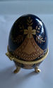 Nice and Collectible Hand Painted Vintage Egg Jewe