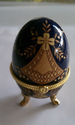 Nice and Collectible Hand Painted Vintage Egg Jewe