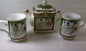 Sadler Shakerspeare Hamlet Tea Pot with Two Cups -