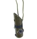 Mil-Com 7-in1 Survival whistle Hiking/Camping