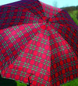 Golf Umbrella Red Tartan.N251.