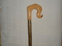 Crook handle handmade walking stick cane